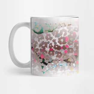 Colourful gradient unique flowers leopard stripes abstract modern 283 Pattern Mug